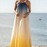 Santorini Yellow Dress