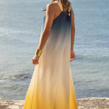 Santorini Yellow Dress