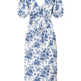 Dress Valerie Flowers Blue