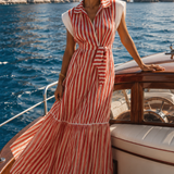 Dress Celine Sailor Red