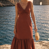 Dress Fleur Terra Cota