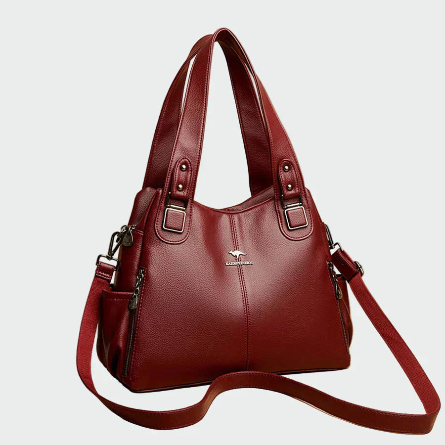Bolsa de ombro retrô elegante