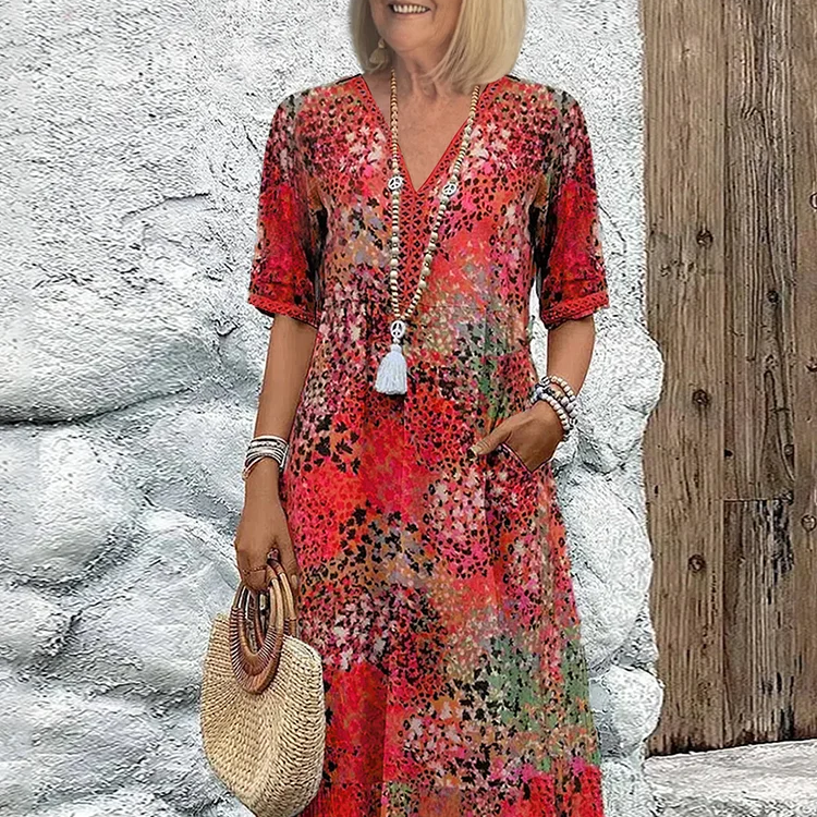Lia - Vestido Feminino Midi