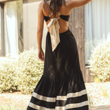 Dress Marrakesh Black & Sand