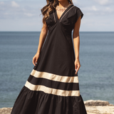 Positano Black Dress