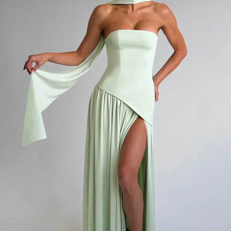 Elma | Vestido longo